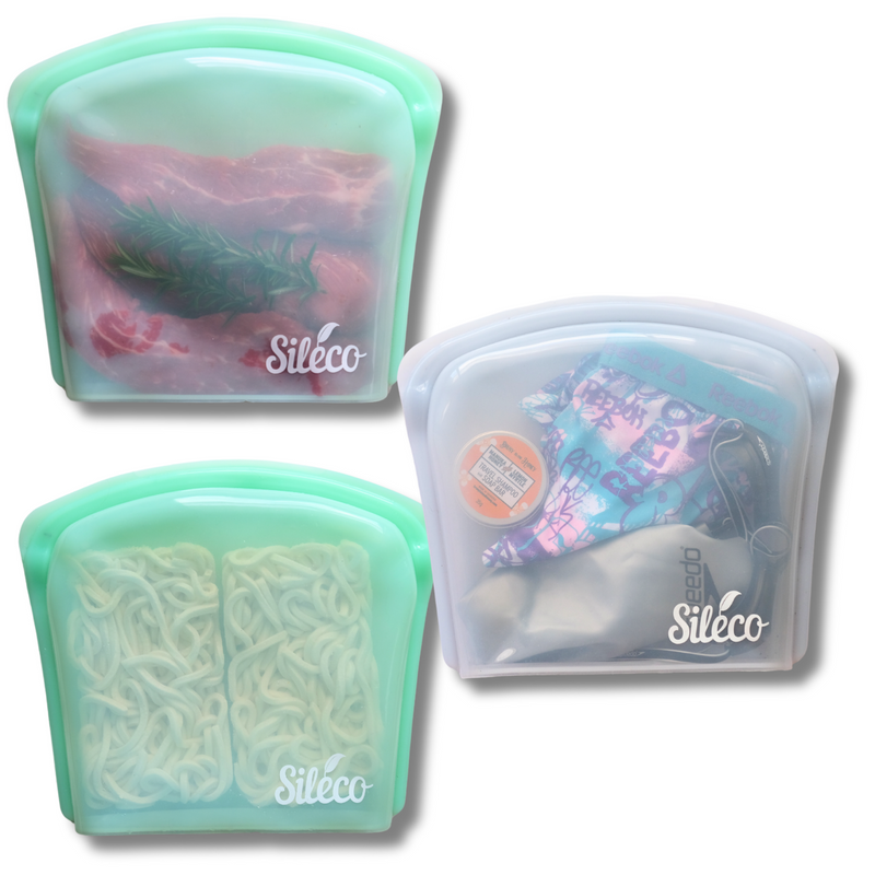 Sileco Reusable Silicone Bag Larger-Than-Life Size 1800ml